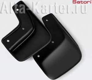 Брызговики Satori передняя пара для Audi A6 C6 2007-2008. Артикул SI 04-00097