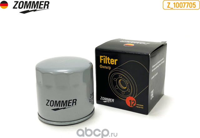 Фильтр масляный (Zommer). Артикул Z1007705