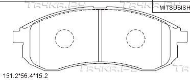 Тормозные колодки Asimco. Артикул KD4717