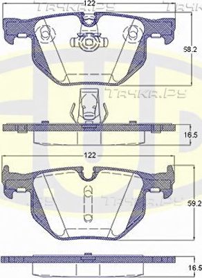 Тормозные колодки G.U.D.. Артикул GBP038161