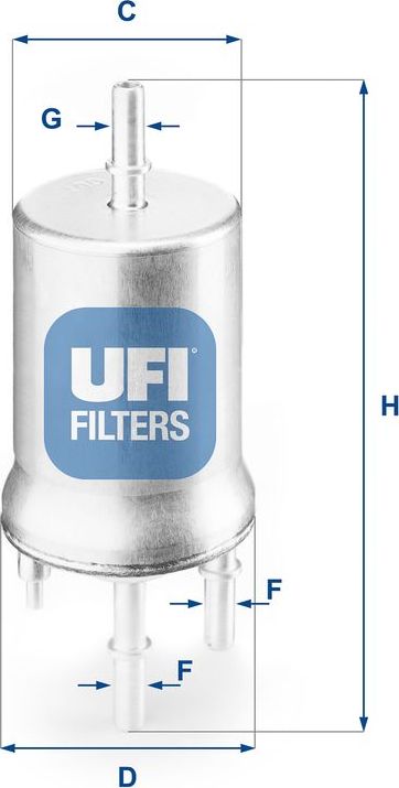 Топливный фильтр UFI. Артикул 31.832.00