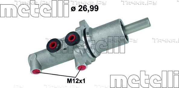 Тормозной цилиндр главный Metelli. Артикул 05-1144