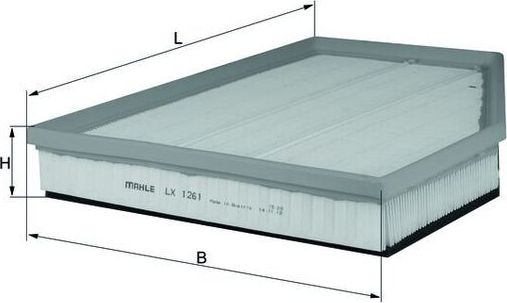 Воздушный фильтр Mahle для BMW 6 II (E63/E64) 2007-2010. Артикул LX 1261