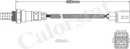Лямбда-зонд (Vernet). Артикул LS140370