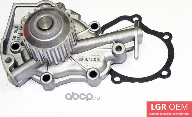 Насос водяной (помпа) LGR-OEM LGR-1327 (96666219) для а/м DAEWOO MATIZ. Артикул LGR1327