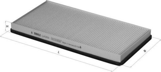 Салонный фильтр Mahle. Артикул LA 353