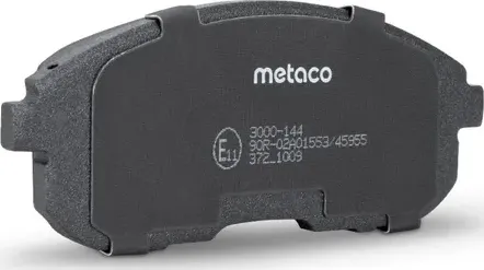 Колодки тормозные передние к-кт (Metaco). Артикул 3000144