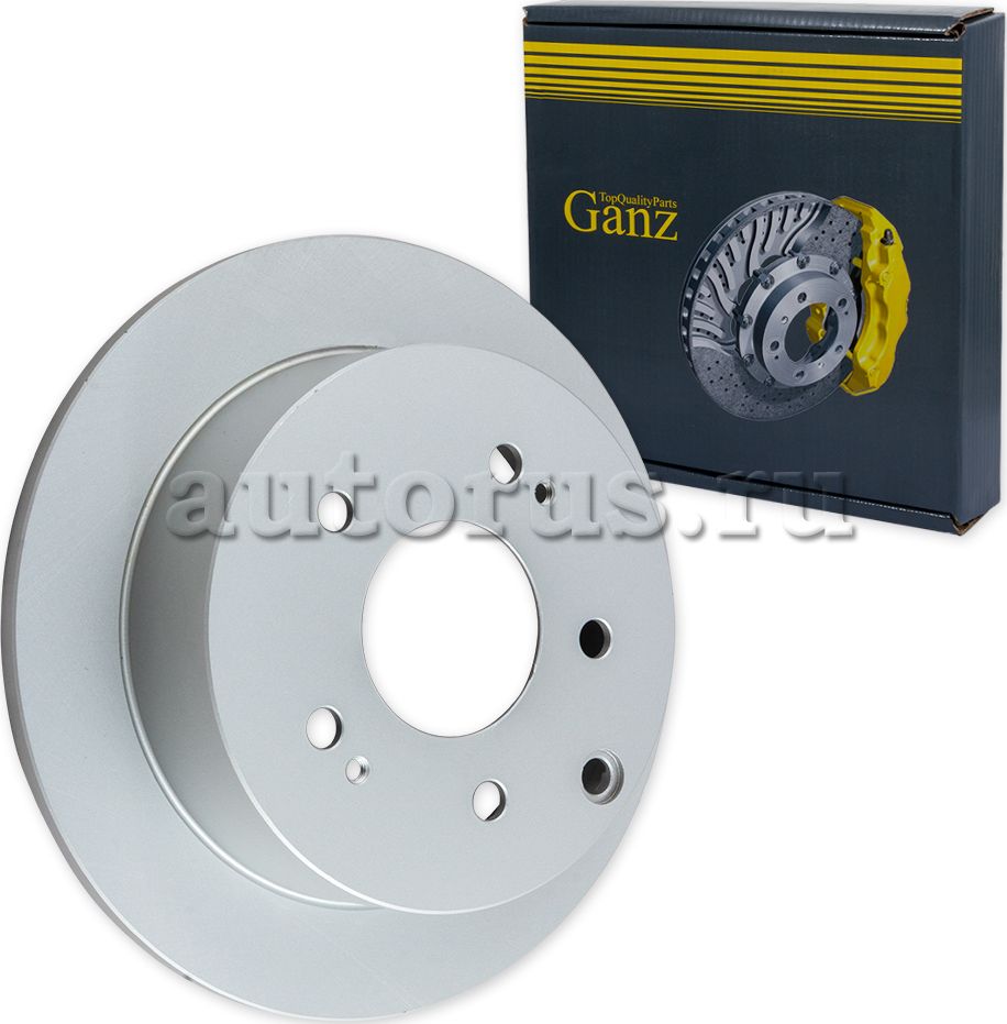 Диск тормозной задний с покрытием (Ganz). Артикул GIJ06210