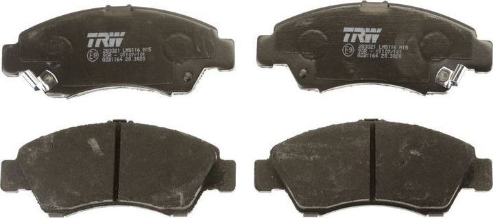 Тормозные колодки TRW COTEC. Артикул GDB1164