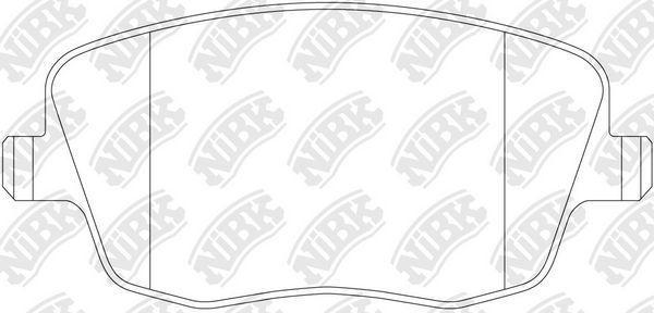 Тормозные колодки NiBK. Артикул PN0221