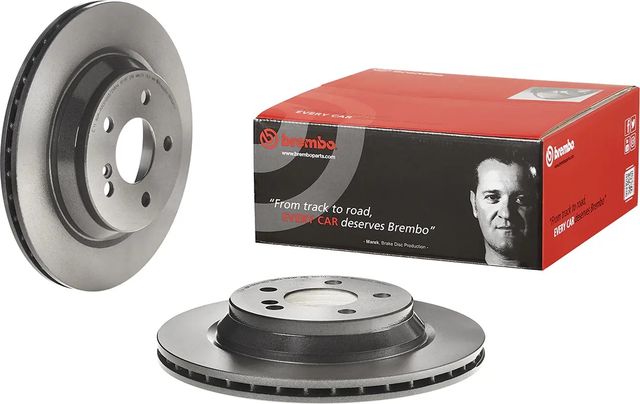 Тормозной диск Brembo UV Coated задний для Mercedes-Benz SL-Класс V (R230) 2001-2012. Артикул 09.C941.11