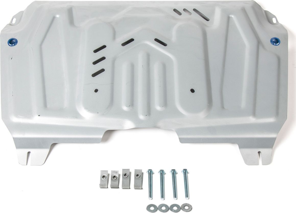 Защита алюминиевая Rival для картера и КПП (увеличенная) Lexus ES VI 2015-2018. Артикул 333.5781.1