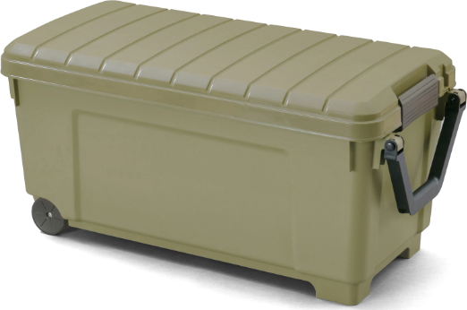 Ящик экспедиционный Iris Ohyama IRIS OUTDOOR BOX 1000D, 160 литров 100x50x50 см, Хаки. Артикул ODB1000BKH