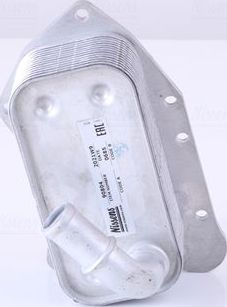 Радиатор масляный (маслоохладитель) для двигателя Nissens (алюминий). Артикул 90804