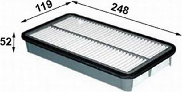 Воздушный фильтр JS Asakashi. Артикул A172J