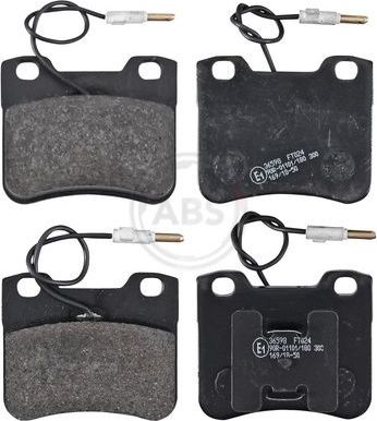 Тормозные колодки ABS передние для Citroen AX 1986-1997. Артикул 36598