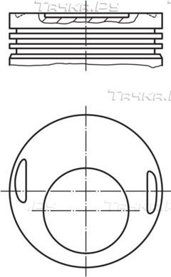 Поршень Mahle. Артикул 002 17 20