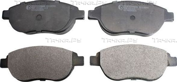 Тормозные колодки Denckermann передние для Citroen C4 I 2004-2011. Артикул B110599