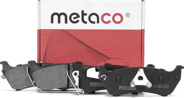 Колодки тормозные задние дисковые к-кт (Metaco). Артикул 3010195