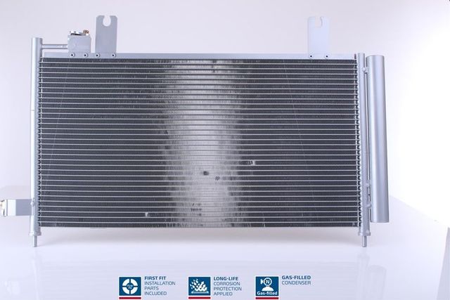 Радиатор кондиционера (конденсатор) Nissens (алюминий) для Fiat Sedici 2006-2014. Артикул 940328