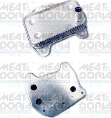 Радиатор масляный (маслоохладитель) для двигателя Meat & Doria. Артикул 95019