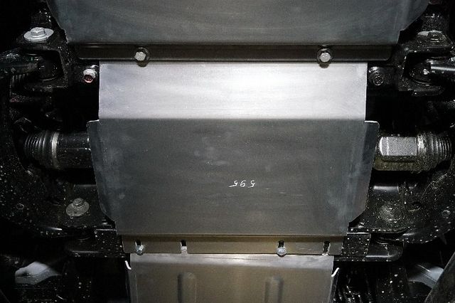 Защита алюминиевая ТСС (4 мм) для переднего моста Great Wall Poer Kingkong 2023-2026. Артикул ZKTCC00595