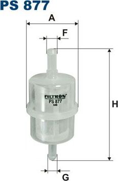 Топливный фильтр Filtron. Артикул PS 877