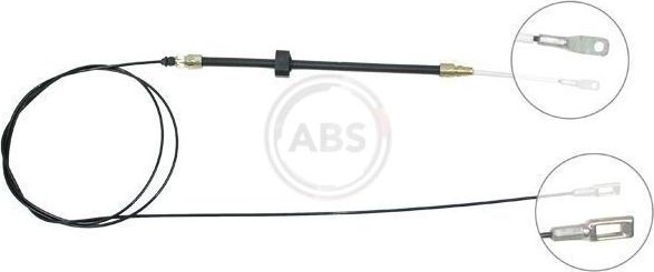Трос ручника (тросик ручного тормоза) ABS. Артикул K13231
