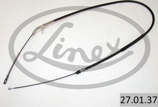 Трос ручника (тросик ручного тормоза) Linex передний правый для Mercedes-Benz T1 1982-1995. Артикул 27.01.37