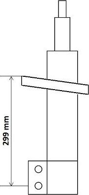 Амортизатор KYB (Каяба) Excel-G передний для Citroen SpaceTourer I 2016-2026. Артикул 3348084