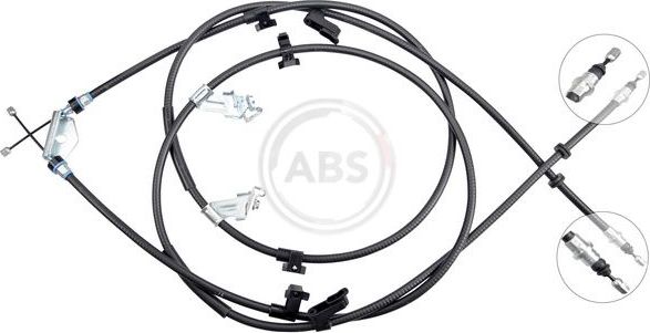 Трос ручника (тросик ручного тормоза) ABS. Артикул K17261