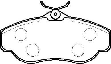 Тормозные колодки HSB. Артикул HP8218