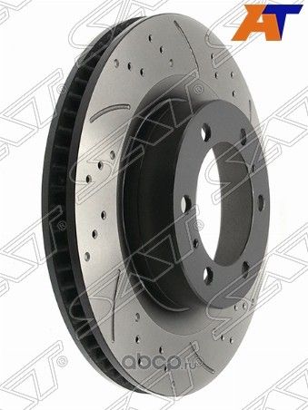 КОМПЛЕКТ ДИСКОВ ТОРМОЗНЫХ FR ПЕРФОРИРОВАННЫЕ TOYOT (SAT). Артикул ST4351260191PF