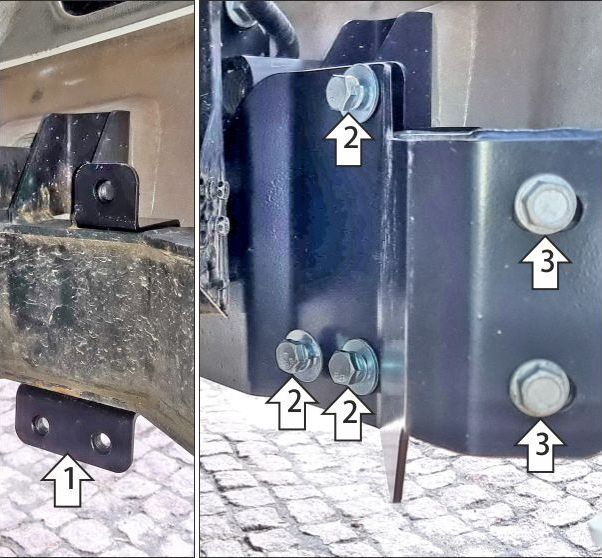 Защита Мотодор для радиатора кондиционера (3 мм) Kamaz Компас 5 2023-2026. Артикул 27725