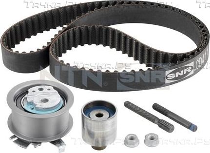 Ремень ГРМ с роликами (комплект) NTN / SNR для Volkswagen Fox I 2005-2009. Артикул KD457.49