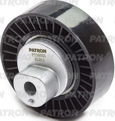 Натяжной ролик (натяжитель) приводного поликлинового ремня Patron. Артикул PT38003