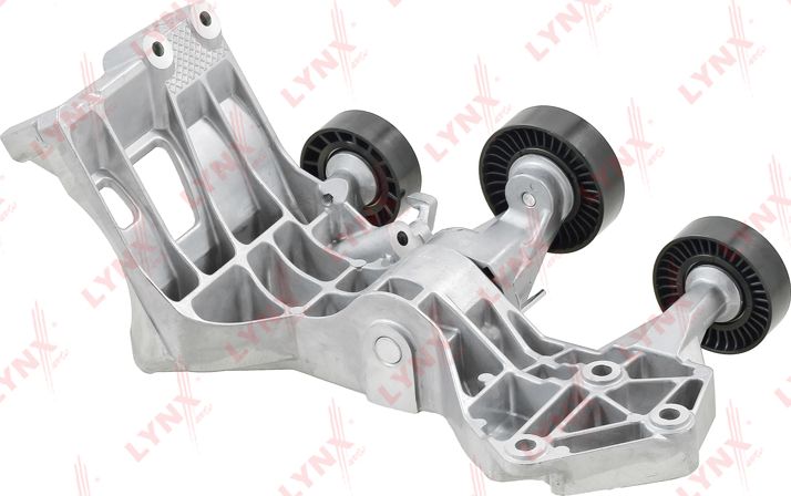 Натяжной ролик (натяжитель) приводного клинового зубчатого ремня LYNXauto. Артикул PT-3253