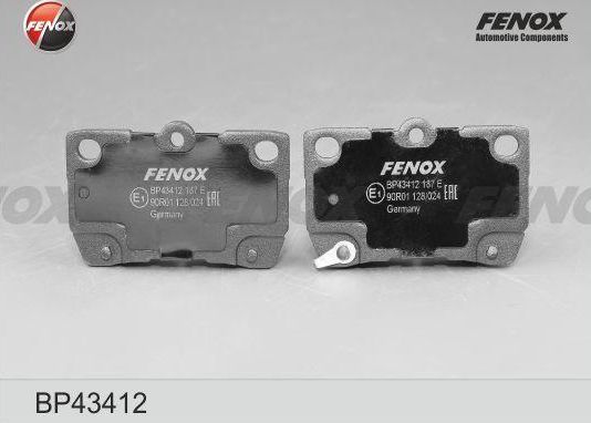 Тормозные колодки Fenox задние для Lexus IS II 2005-2015. Артикул BP43412