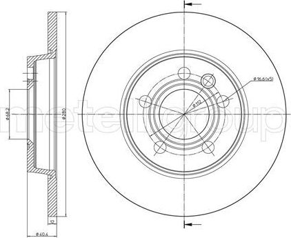Тормозной диск Trusting. Артикул DF218