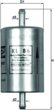 Топливный фильтр Mahle. Артикул KL 86