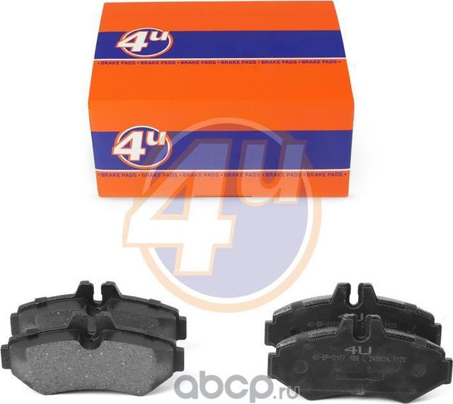 КОЛОДКИ ЗАД MERCEDES-BENZ G-CLASS (W463) SPRINTER 2-T PLATFORM/CHASSIS (B901, B9 (4U). Артикул 4UBP0177