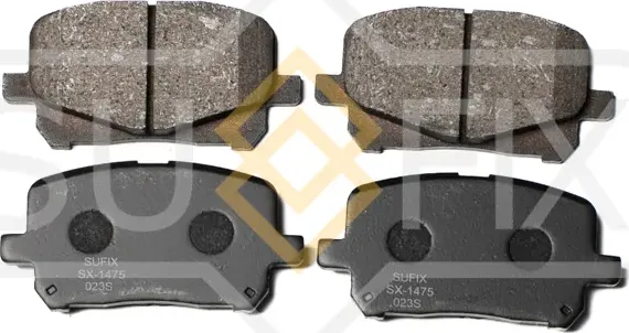Колодки тормозные дисковые | перед прав/лев | (Sufix). Артикул SX-1475