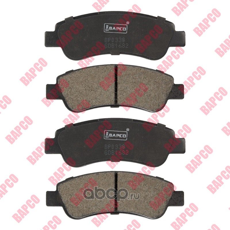 Колодки тормозные дисковые зад. PSA BOXER, JUMPER, FIAT DUCATO(250_, (Bapco) Bapco. Артикул BP0338