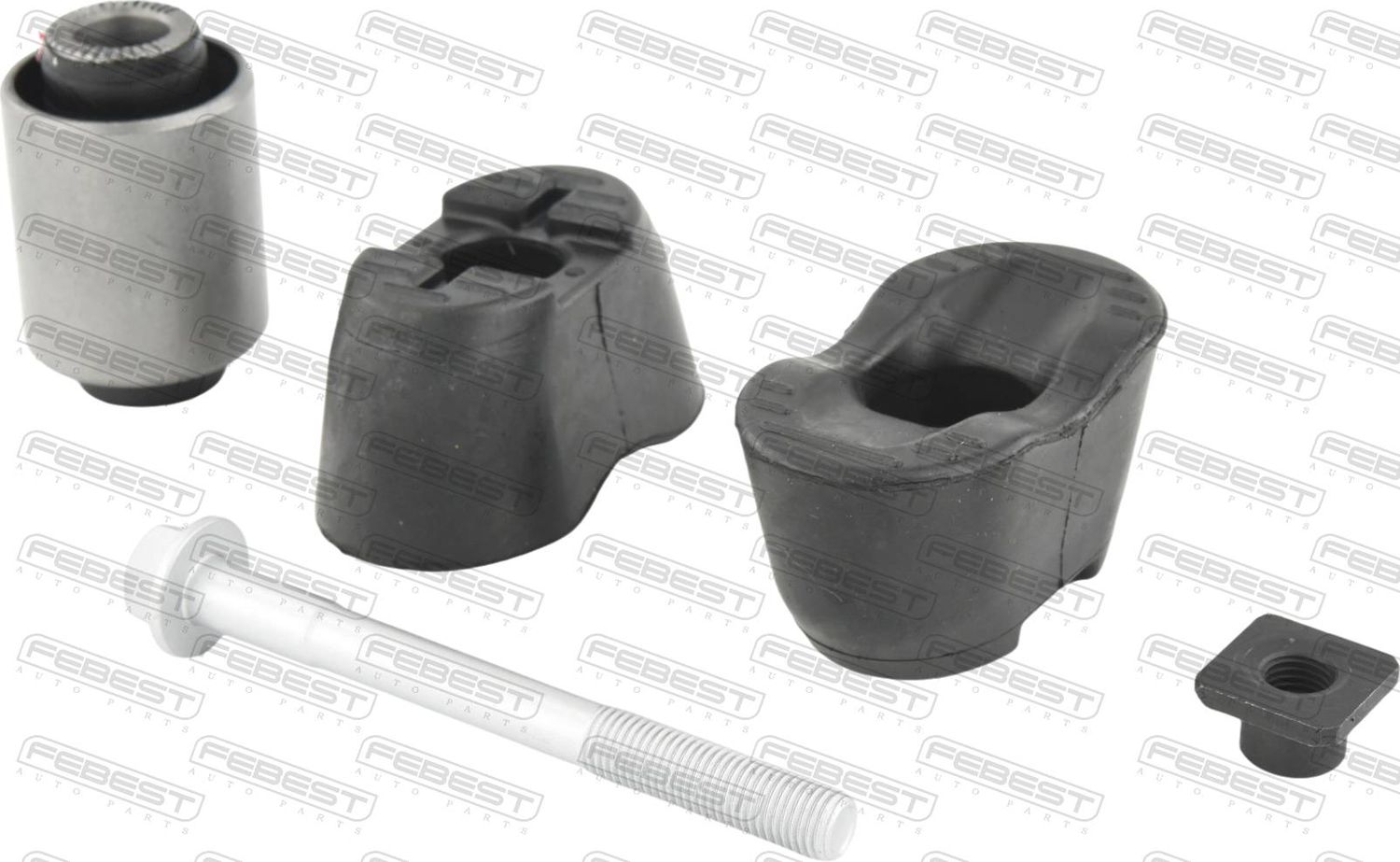 Подушка (опора) двигателя Febest. Артикул HYMB-SBR-KIT