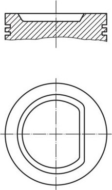 Поршень Mahle для SEAT Inca I 1995-2003. Артикул 030 32 00