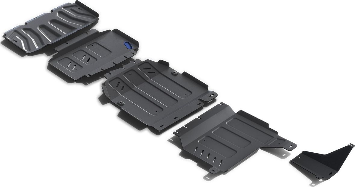 Защита Rival для радиатора, картера, КПП и РК Mercedes-Benz X-klasse 4WD 2017-2020. Артикул K222.3942.1