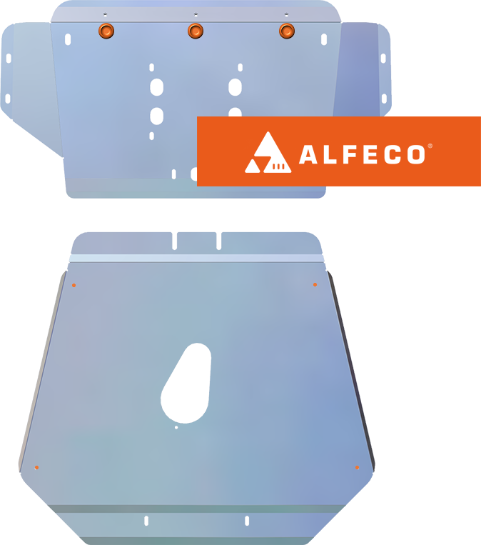 Защита алюминиевая Alfeco для картера BMW Х5 E53 2000-2006. Артикул ALF.34.04 AL4