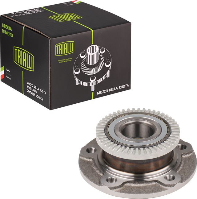 Ступица колеса с интегрированным подшипником (в сборе) Trialli передняя правая/левая для Opel Senator B 1987-1993. Артикул MR 0516
