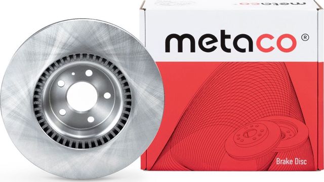 Диск тормозной передний вентилируемый (Metaco). Артикул 3050302
