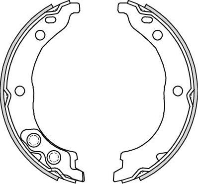 Тормозные колодки (стояночная тормозная система) TRW. Артикул GS8715